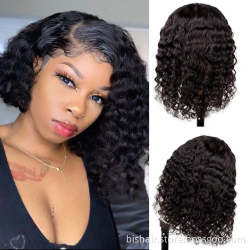 Cuticle Aligned Transparent Frontal Closure Human Hair 4x4 5x5 Swiss Scalp Huaman Hair Wig HdD Lace Closure and Frontal Lace Wig
